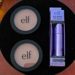 Elf Deep Green Mascara and Face Powder Set